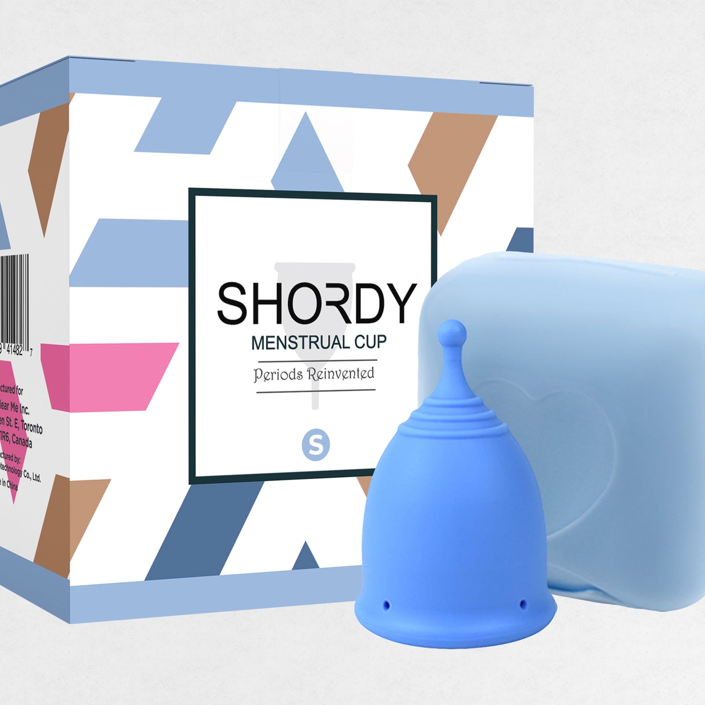 Menstrual Cup, Single Pack (Small) with Box - Blue