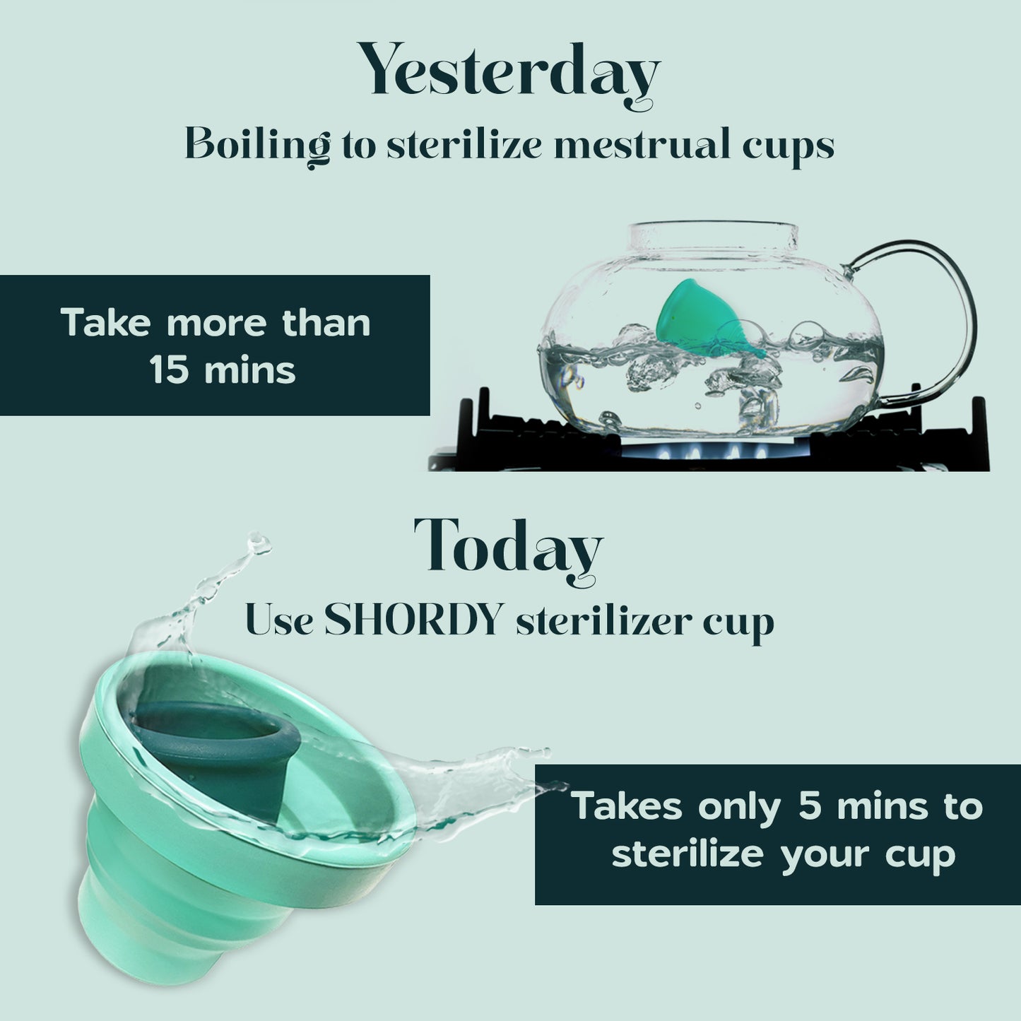 Menstrual Cup Case Holder for Sterilization