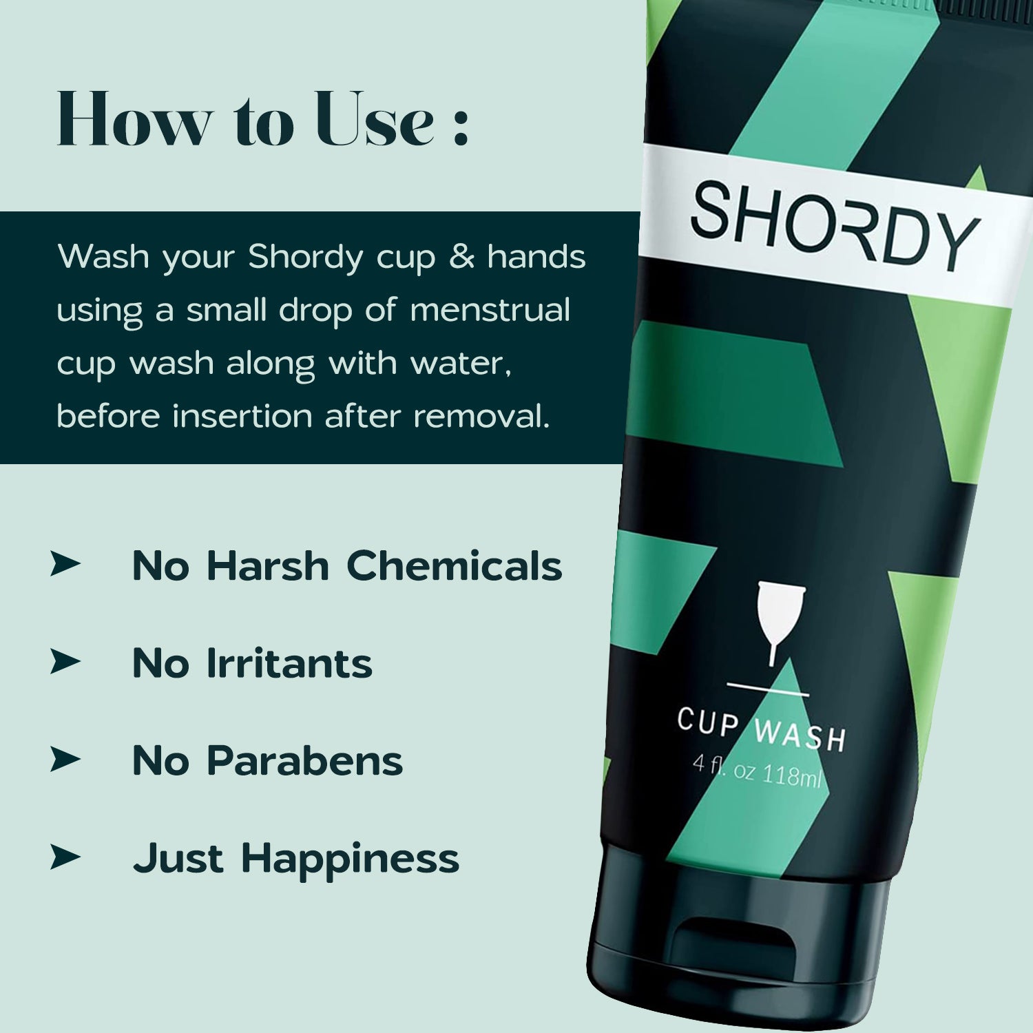  SHORDY Menstrual Cup, Single Pack (Small) with Box